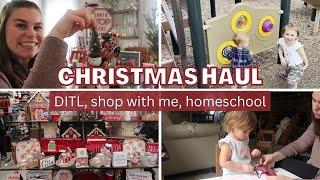 DITL CHRISTMAS SHOP WITH ME & CHRISTMAS HAUL // HOBBY LOBBY 60% OFF CHRISTMAS SALE