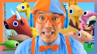 Blippi Plays Find The Animals on Roblox! | Blippi Plays Roblox! | Educational Gaming Videos