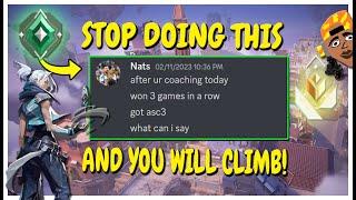 STOP DOING THESE MISTAKES AND YOU WILL DOMINATE!! | Valorant Coaching |
