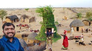 देखो क्या बनाया गांव में ? ️ India Traditional Village Culture || Tree Hut