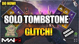 *EASY* SOLO TOMBSTONE GLITCH & DUPLICATION GLITCH! AFTER PATCH SEASON 5 RELOADED-MW3 ZOMBIES GLITCH!