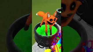 ALL SIZE FORGOTTEN SMILING CRITTERS POPPY PLAYTIME 3 vs TOXIC CAULDRON SMALL TO BIG in Garry's Mod