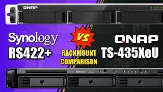 Synology RS422+ vs QNAP TS-435XeU Rackmount NAS Comparison