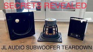 JL Audio Subwoofer SECRETS REVEALED - E110 - teardown