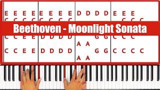 Moonlight Sonata Piano - How to Play Beethoven Moonlight Sonata Piano Tutorial!