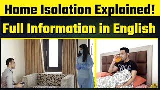 What is Home Isolation in Corona Virus? Full Information in English | #StayHomeStaySafe