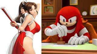 Knuckles rates The King of Fighters females/crushes