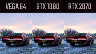 GTX 1080 vs. RTX 2070 vs. AMD RX Vega 64 Test in 8 Games