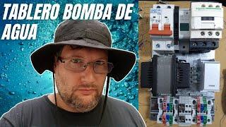 Armado de TABLERO de BOMBA de AGUA. Automatización de bomba con automáticos usando 24 volts.