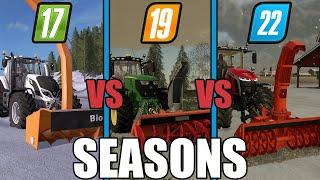 (SEASONS) PORY ROKU W FARMING SIMULATOR 22 VS FARMING SIMULATOR 19 VS FARMING SIMULATOR 17!!!