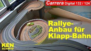 Carrera Digital 124/ 132 | Einspur-Rallye-Anbau für klappbare Rennbahn | Slotcar 1:24 1:32