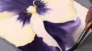 Preview | Watercolor with Birgit O'Connor: The Pansy