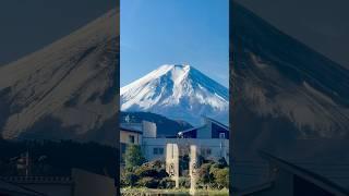 Beautiful Fuji mountain ️ sleeping Vulcan#travel #japan #train #amazing #landscape