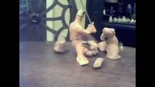Viking vs. Clay Golem Clamation