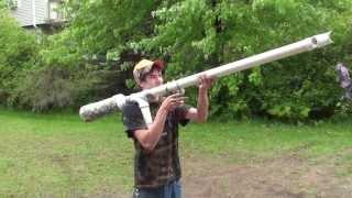 Potato cannon firing