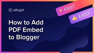 How to Add PDF Embed to Blogger