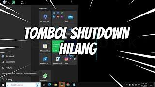 Cara Mengatasi Tombol Power pada Start Menu Hilang (Tidak Bisa Shutdown)