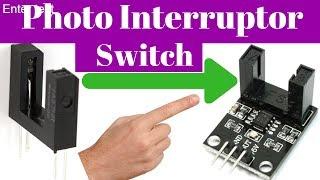 photo interruptor sensor circuit as a switch