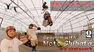 Takeshi Yasutoko with Moto Shibata VERT session.