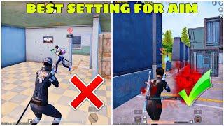 BEST SETTING FOR AIM PUBG MOBILE