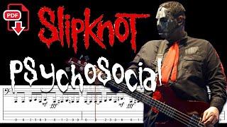 Slipknot - Psychosocial (Bass Tabs | Notation) @ChamisBass #slipknotbass #chamisbass