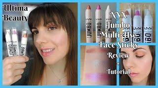 NYX | Jumbo Multi-Use Face Highlighter Sticks | Review & Tutorial