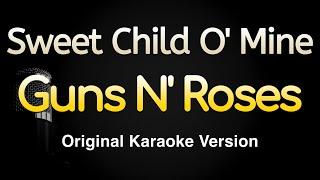 Sweet Child O' Mine - Guns N' Roses (Karaoke Songs With Lyrics - Original Key)