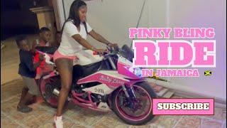 Can Pinky Bling ride her Kawasaki Ninja  650? Jamaica Jamaica