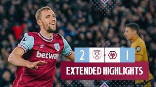 Extended Highlights | West Ham 2-1 Wolves | Premier League