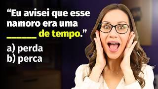  Teste BÁSICO de PORTUGUÊS! Você acerta essas 10 questões FÁCEIS? 