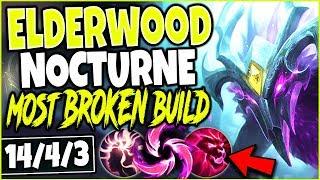 NEW ELDERWOOD NOCTURNE SKIN! MOST BROKEN NOCTURNE SEASON 9 BUILD! NEW Noc Skin PBE League of Legends