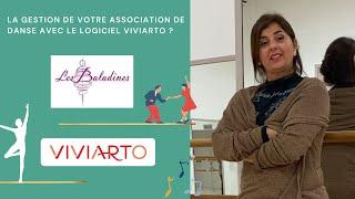 l'association de danse LES BALADINES parle du logiciel de gestion Viviarto 🩰