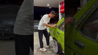 لما تدلع عربيتك بيكون الحاله ( فن تعديل السيارات ) #shorts