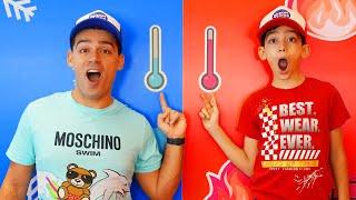 Jason Play Hot and Cold Challenge for Kids