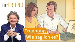 Trennung: Wie sage ich es meinem Partner?