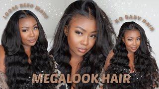 30" Loose Deep Wave Wig Beginner Friendly Install | Megalook Hair