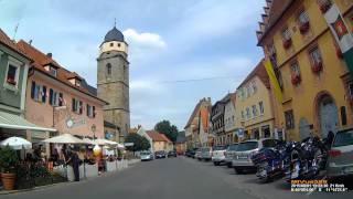 D: Stadt Weismain. Landkreis Lichtenfels. Fahrt durch den Ort. August 2015