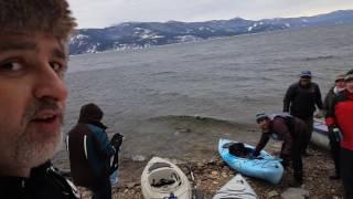 Winter Kayaking in Sagle Idaho