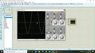 how to use an oscilloscope in proteus