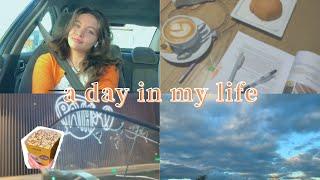 [ENG SUB] A DAY IN MY LIFE |studying, coffee shop & going out...   يومياتي كطالبة تونسية