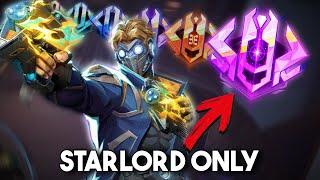 Reaching ETERNITY Rank With Starlord Only | Marvel Rivals