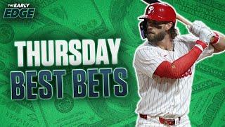 Thursday's BEST BETS: MLB Picks and Props + NFL Pre-Season Picks! | The Early Edge