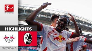 Leipzig Decide Top-Match! | RB Leipzig - SC Freiburg 3-1 | Highlights | Matchday 8 – Bundesliga