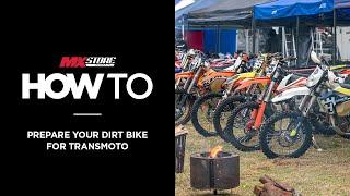 Preparing for a Transmoto | Dirt Bike Prep | MXstore