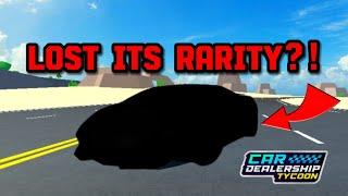 THIS CAR LOST ITS RARITY IN Car Dealership tycoon?! | Mird CDT