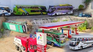 Laka Bus ALS Terguling Masuk Jurang   RC Bus Kids Panda, RC Bus Ratu Maher, RC Bus STJ Draka, RC Bus