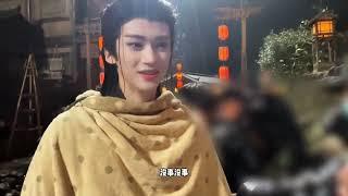 BTS vlog from Fangs of Fortune filming featuring tian jiarui | YANAN weibo update 11.11.2024