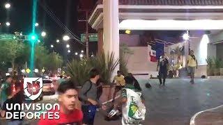 Aficionados de León y América tienen pelea a cuadras del estadio