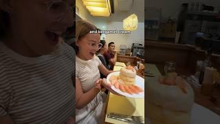 Tokyo’s best fluffy pancakes  #japan #japanesefood #pancakes