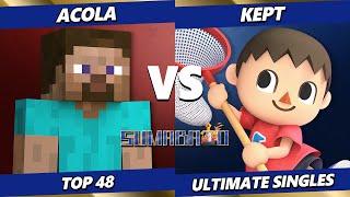 Sumabato 52 - Acola (Steve) Vs. kept (Villager) Smash Ultimate - SSBU